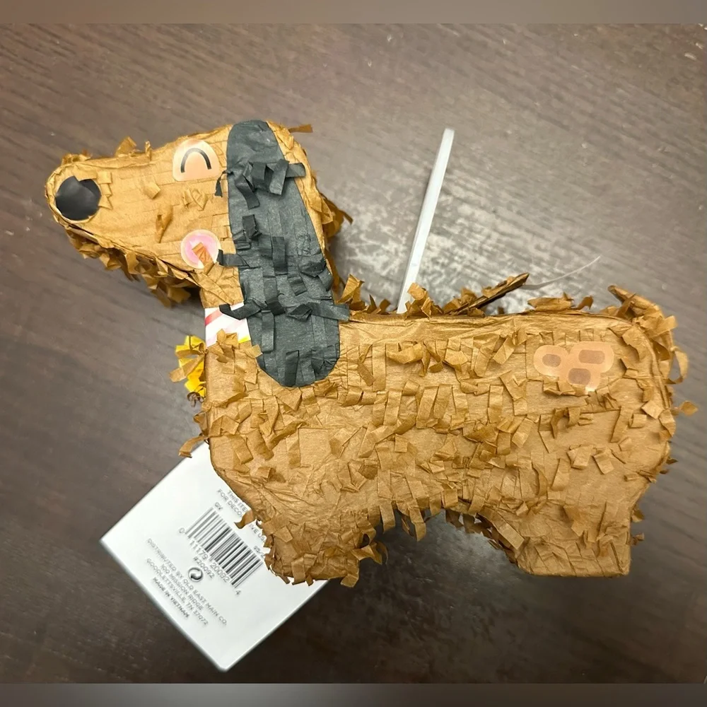 Brown Dachshund Doxie Dog Mini Piñata